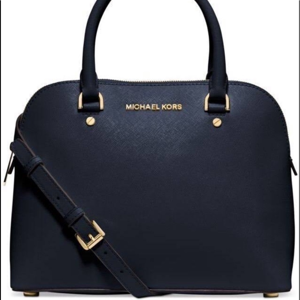 Michael Kors Large Cindy Handbag Navyblue